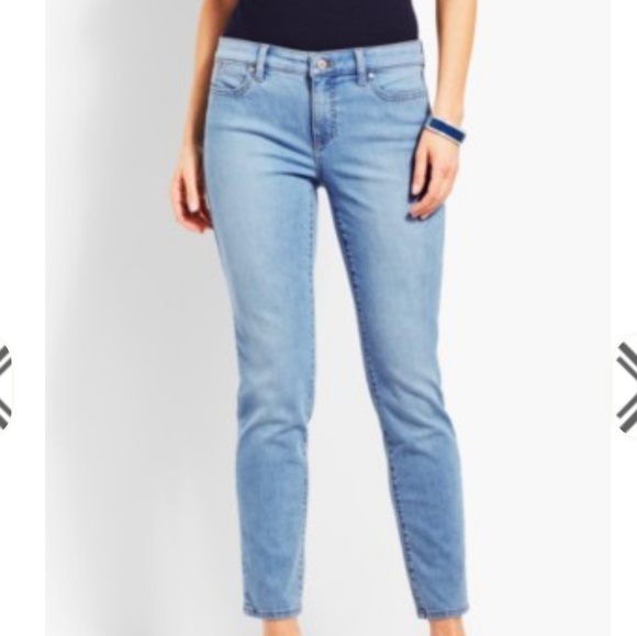 talbots flawless slim ankle jeans